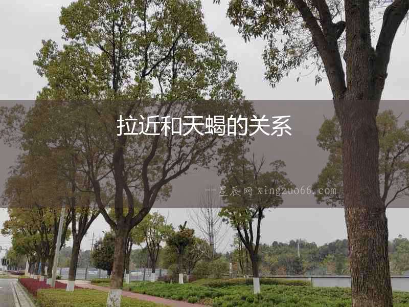 拉近和天蝎的關系