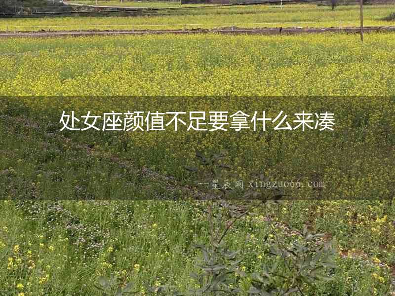 處女座顏值不足要拿什么來湊
