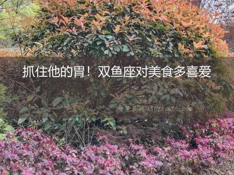 抓住他的胃！雙魚座對美食多喜愛