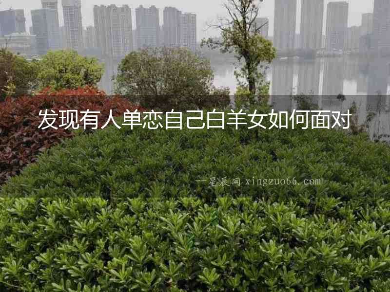 發現有人單戀自己白羊女如何面對