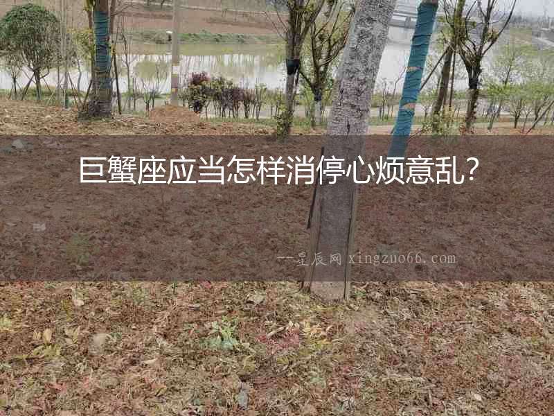 巨蟹座應當怎樣消停心煩意亂？
