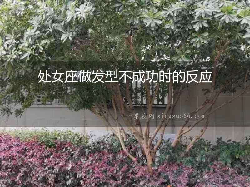 處女座做發型不成功時的反應