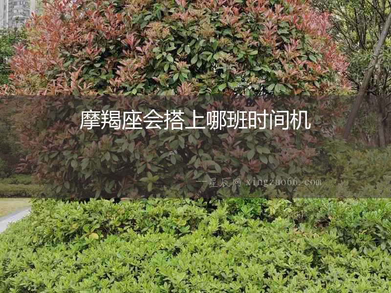 摩羯座會搭上哪班時間機