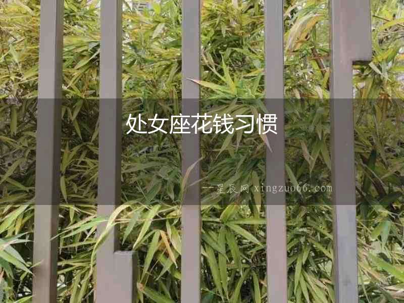 處女座花錢習慣