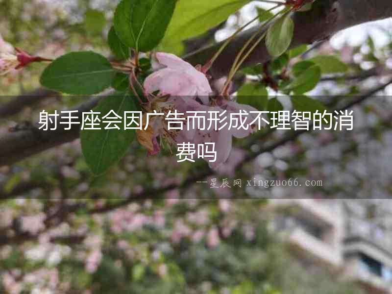 射手座會因廣告而形成不理智的消費嗎