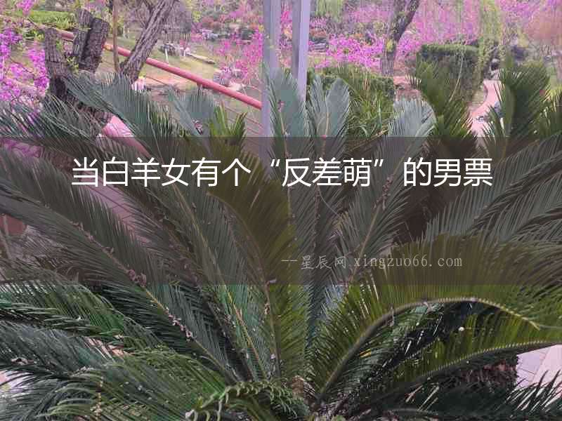 當白羊女有個“反差萌”的男票