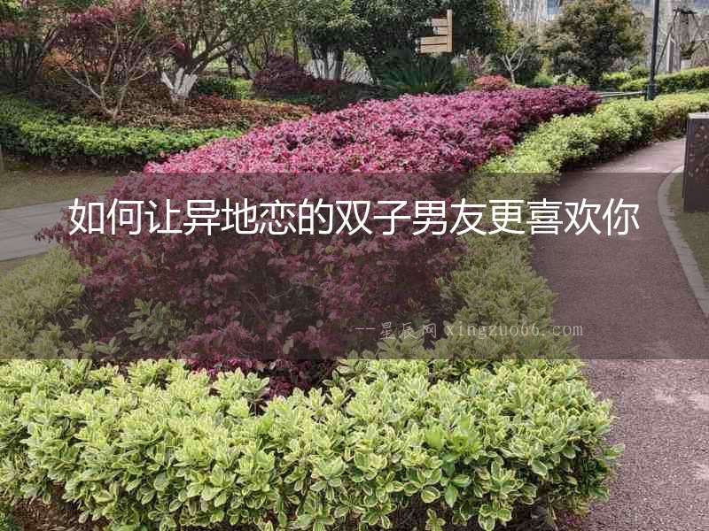 如何讓異地戀的雙子男友更喜歡你