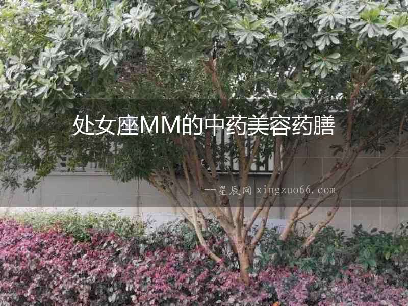 處女座MM的中藥美容藥膳