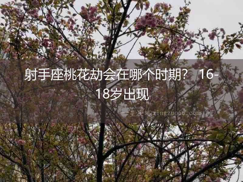 射手座桃花劫會在哪個時期？ 16-18歲出現