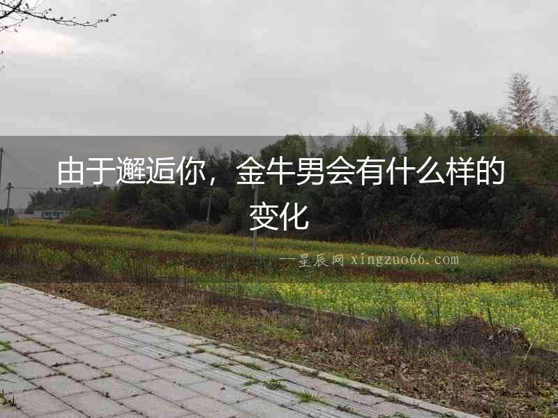 由于邂逅你，金牛男會有什么樣的變化