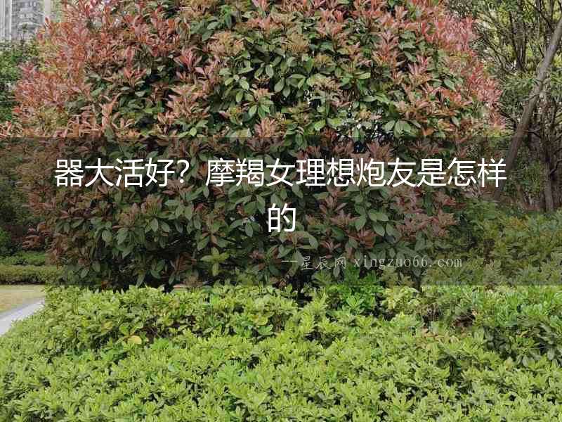 器大活好？摩羯女理想炮友是怎樣的
