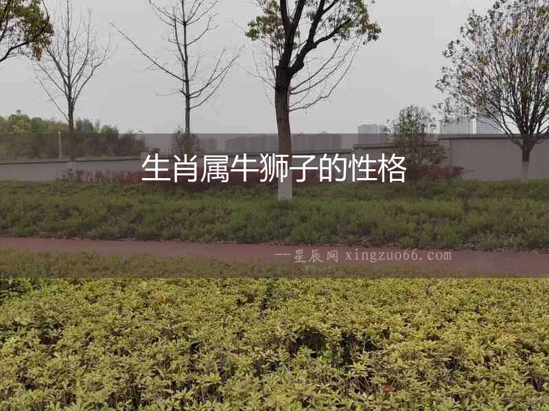 生肖屬牛獅子的性格