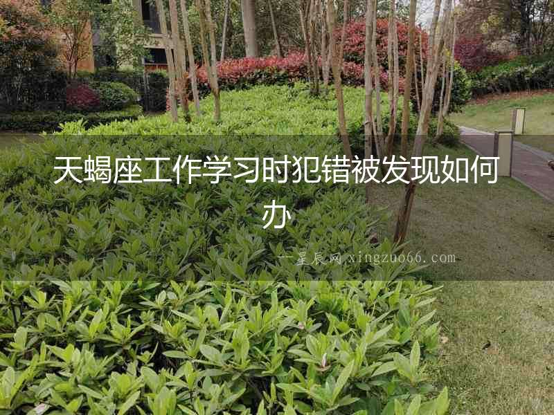 天蝎座工作學(xué)習(xí)時(shí)犯錯(cuò)被發(fā)現(xiàn)如何辦