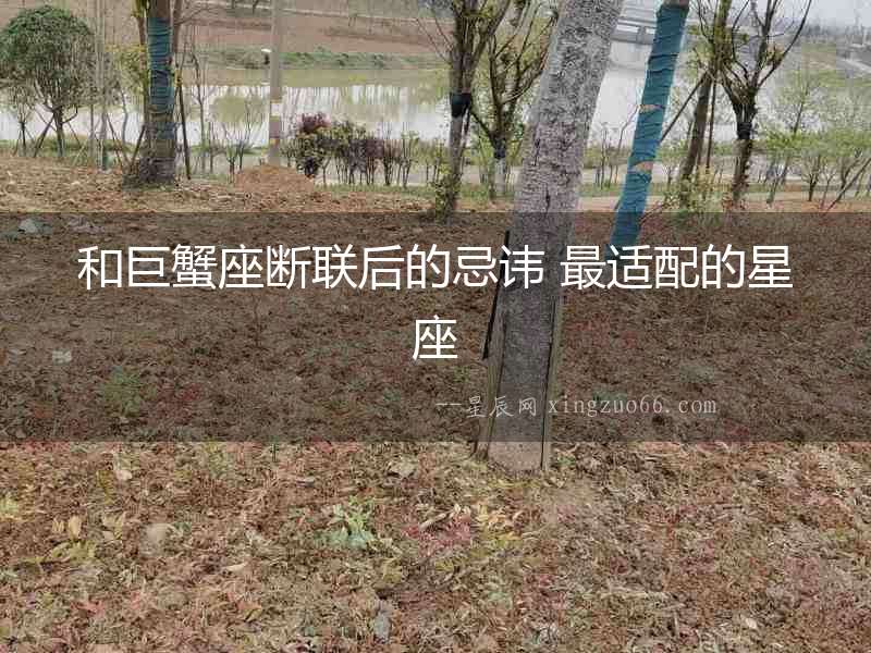 和巨蟹座斷聯后的忌諱 最適配的星座