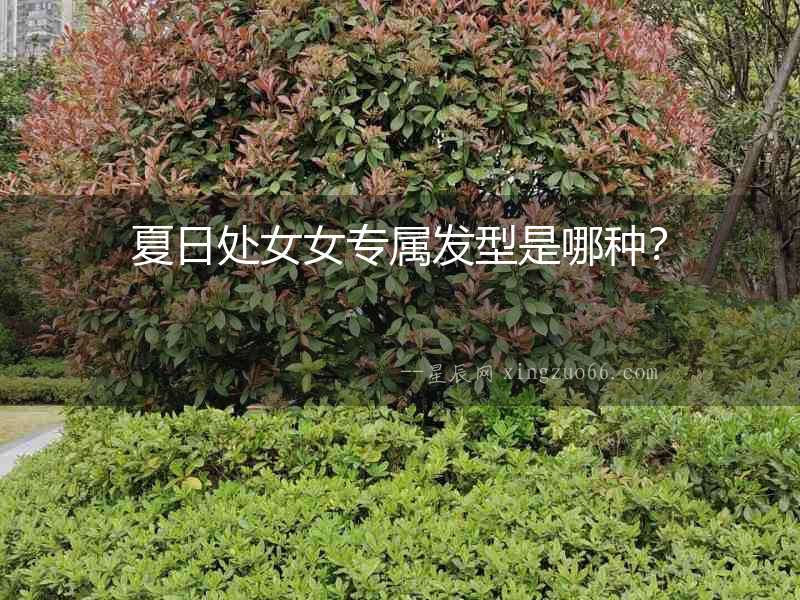 夏日處女女專屬發型是哪種？