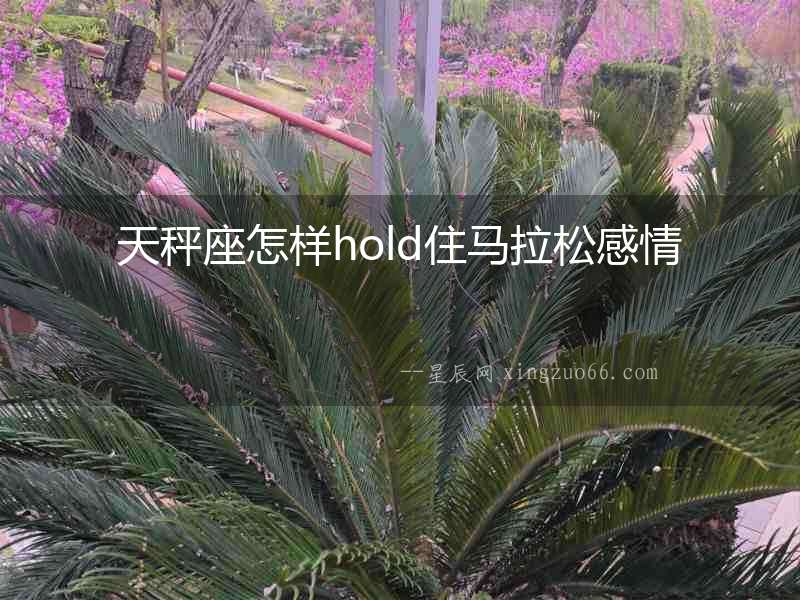 天秤座怎樣hold住馬拉松感情