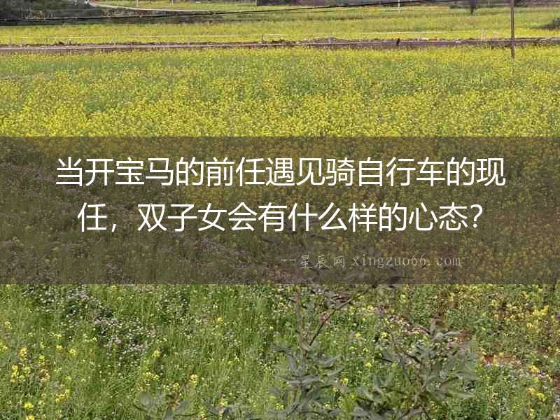 當開寶馬的前任遇見騎自行車的現任，雙子女會有什么樣的心態？