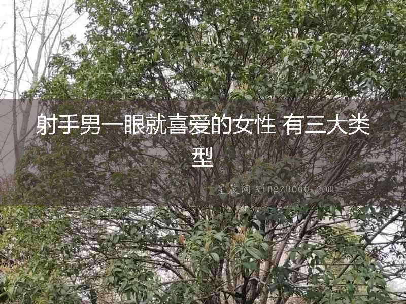 射手男一眼就喜愛的女性 有三大類型