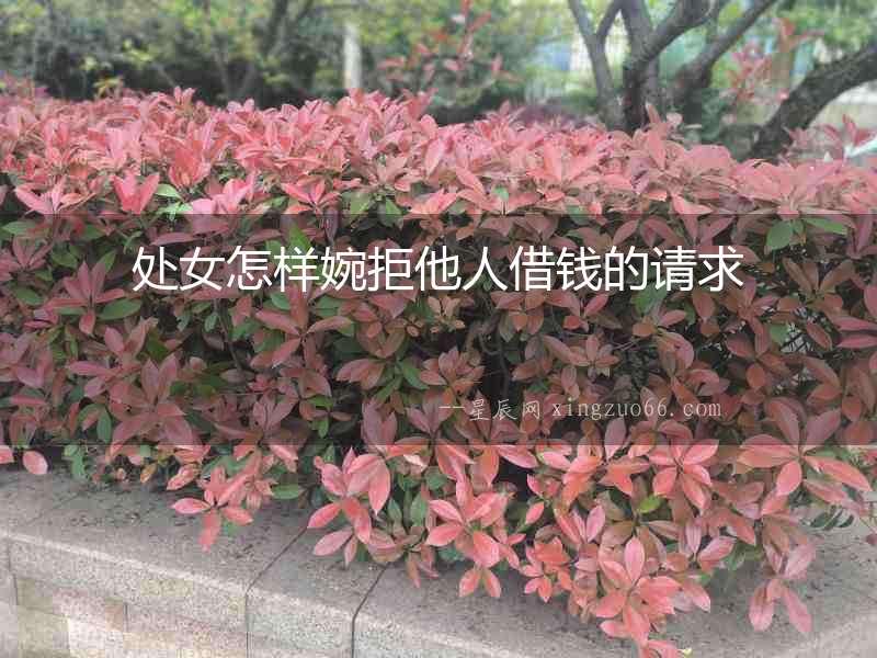 處女怎樣婉拒他人借錢的請求