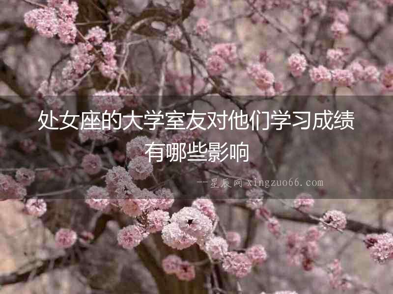 處女座的大學(xué)室友對他們學(xué)習(xí)成績有哪些影響