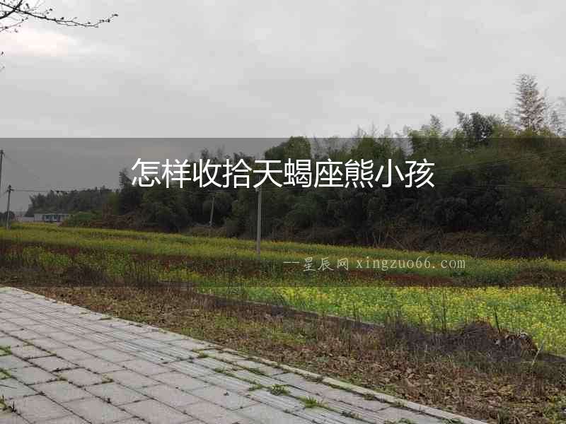 怎樣收拾天蝎座熊小孩