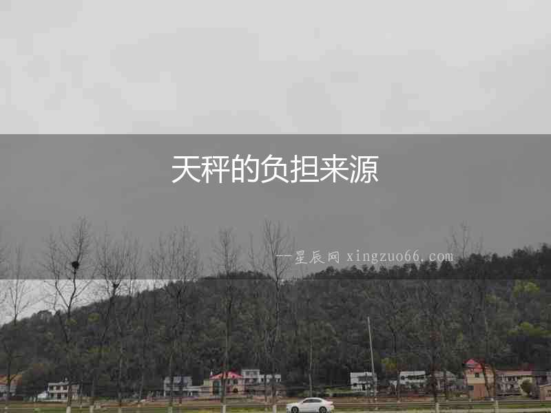 天秤的負(fù)擔(dān)來(lái)源
