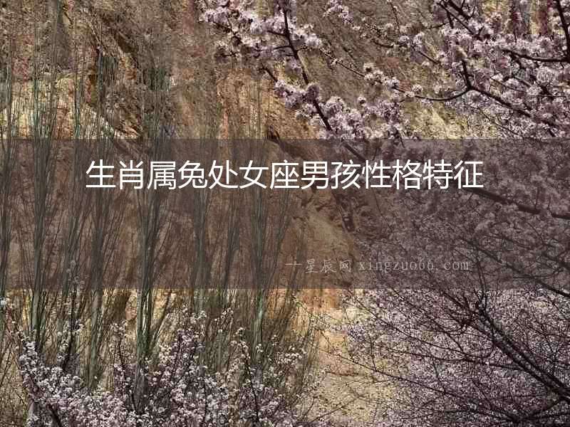 生肖屬兔處女座男孩性格特征