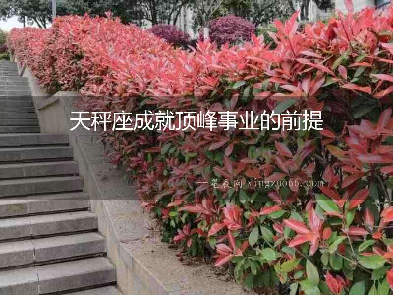 天秤座成就頂峰事業的前提