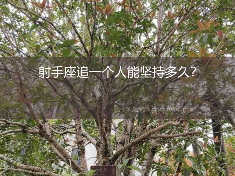 射手座追一個人能堅持多久？