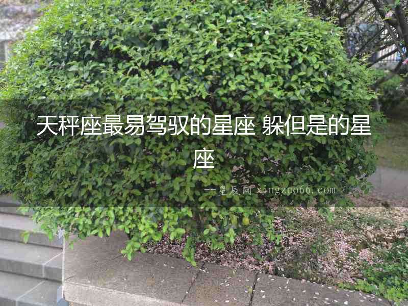 天秤座最易駕馭的星座 躲但是的星座
