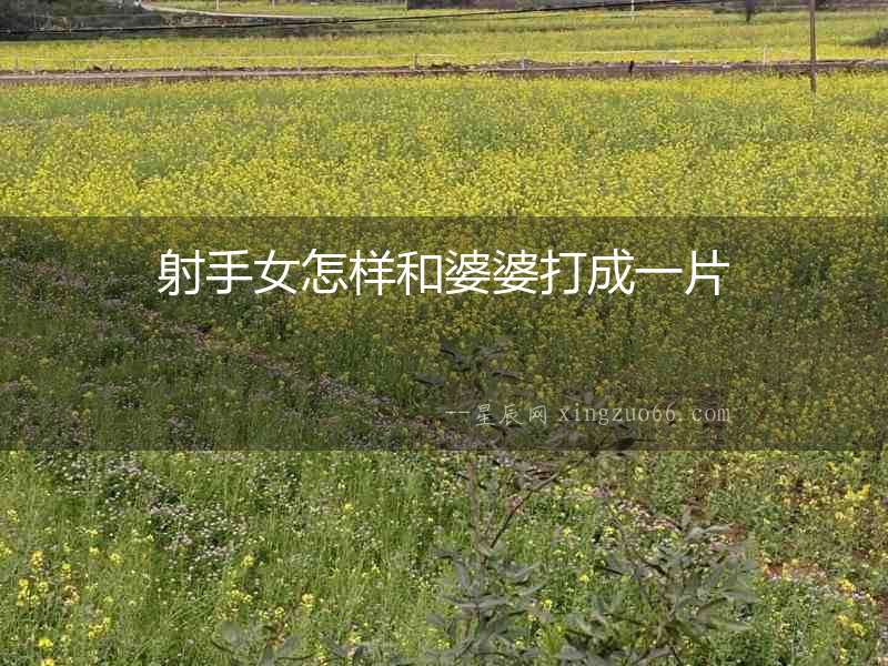 射手女怎樣和婆婆打成一片