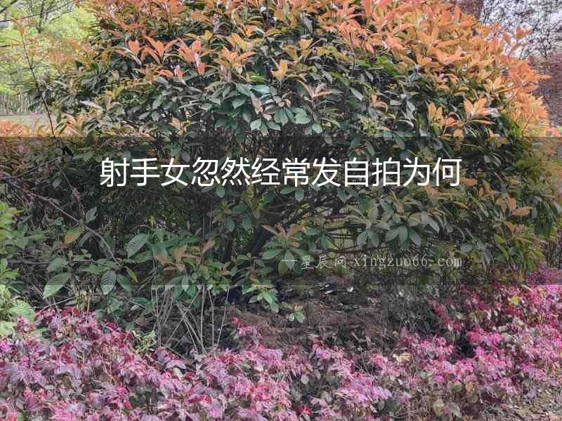 射手女忽然經常發自拍為何