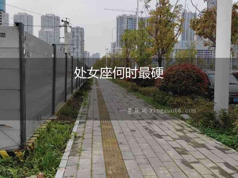 處女座何時最硬