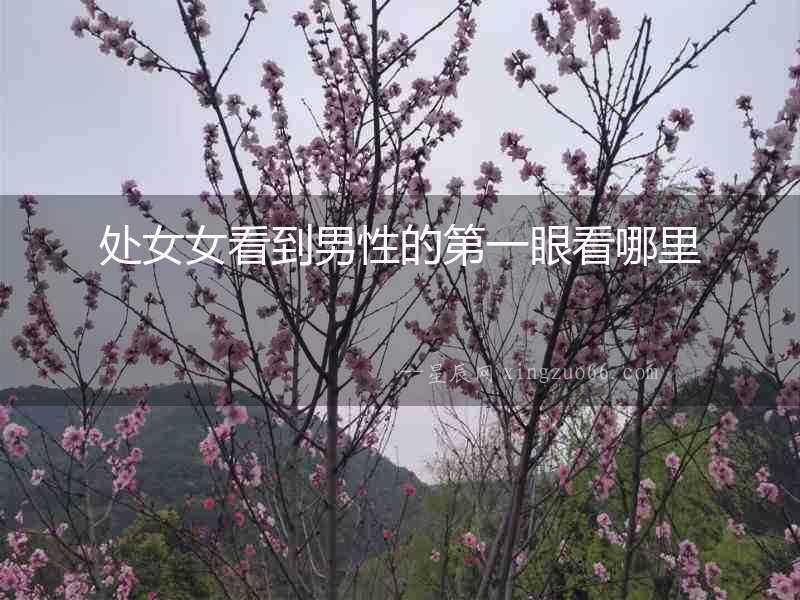 處女女看到男性的第一眼看哪里
