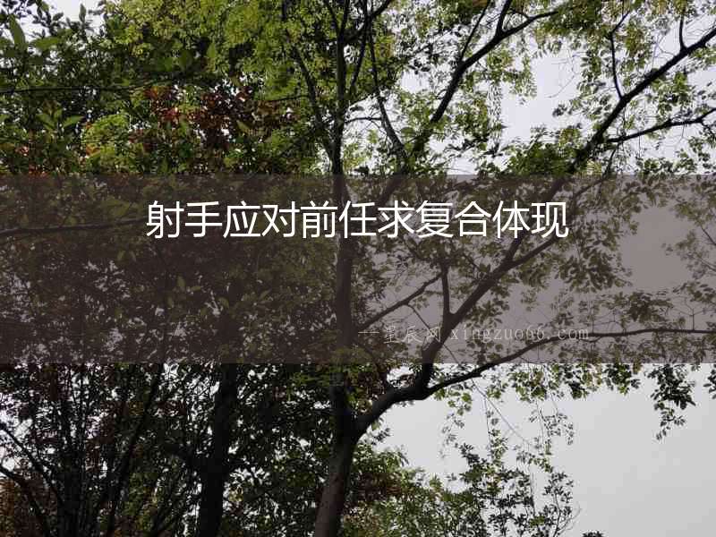 射手應對前任求復合體現