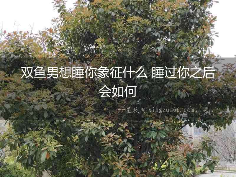 雙魚男想睡你象征什么 睡過你之后會如何