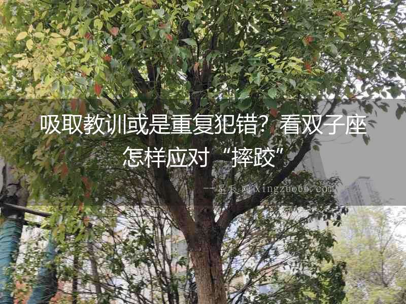 吸取教訓(xùn)或是重復(fù)犯錯？看雙子座怎樣應(yīng)對“摔跤”