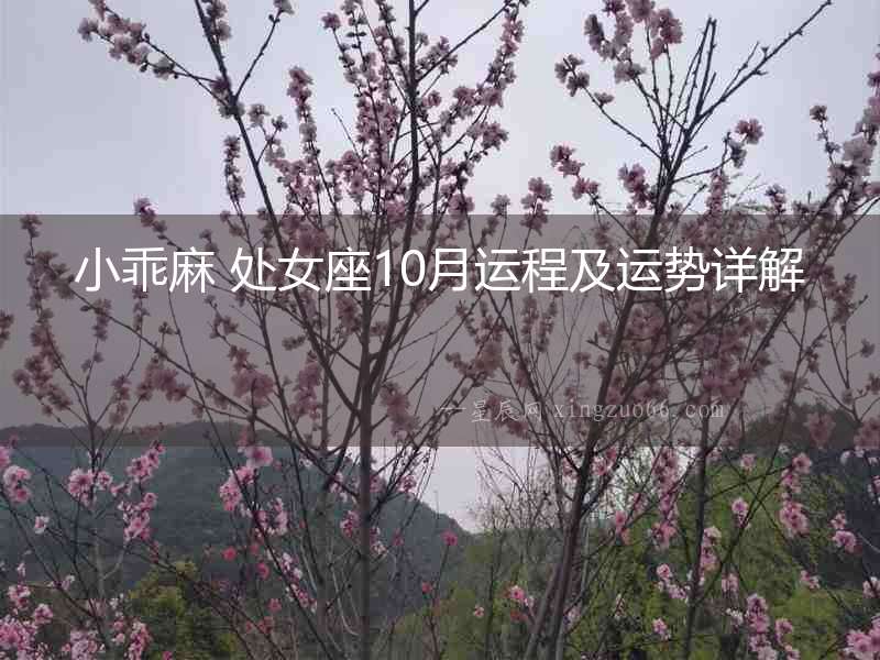 小乖麻 處女座10月運程及運勢詳解