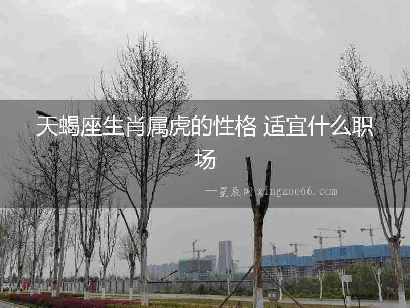 天蝎座生肖屬虎的性格 適宜什么職場