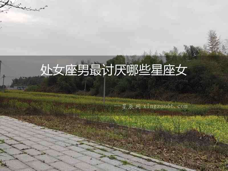 處女座男最討厭哪些星座女