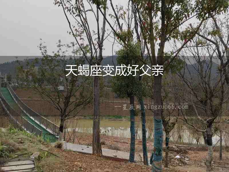 天蝎座變成好父親