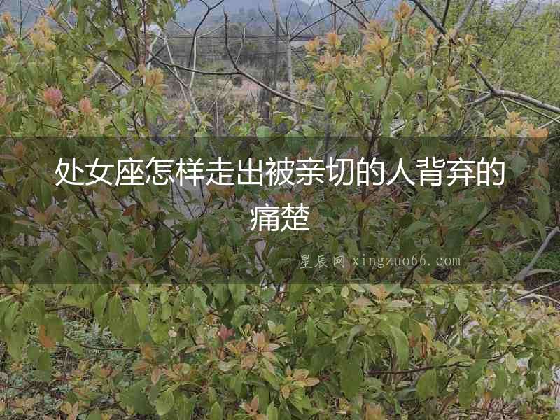 處女座怎樣走出被親切的人背棄的痛楚
