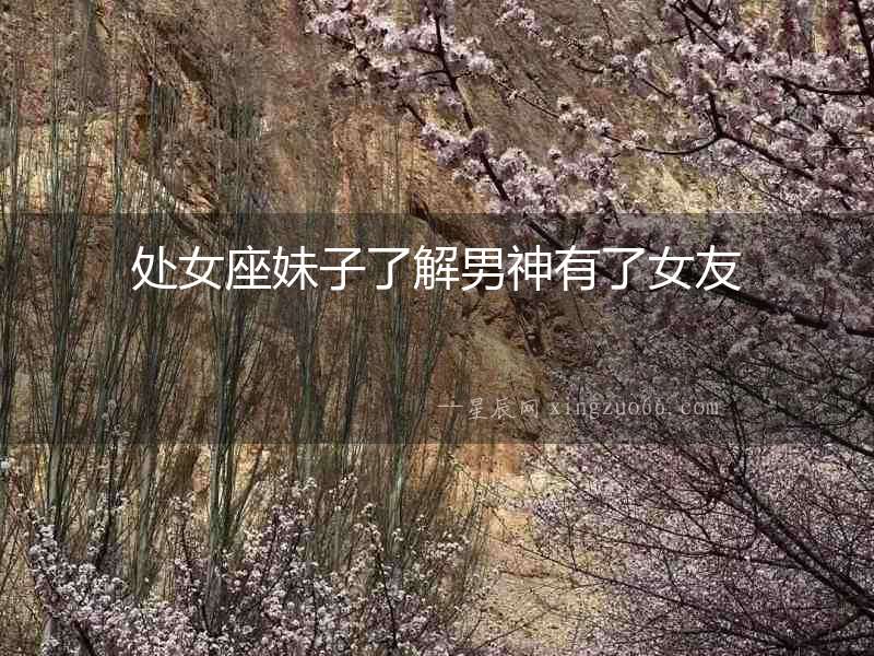 處女座妹子了解男神有了女友