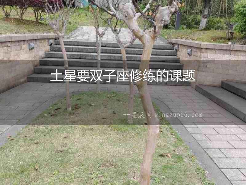 土星要雙子座修練的課題