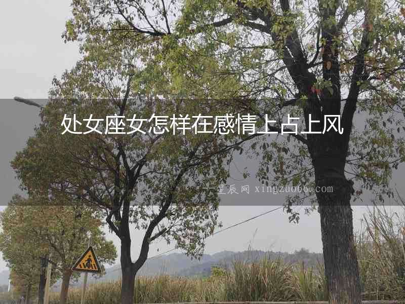 處女座女怎樣在感情上占上風
