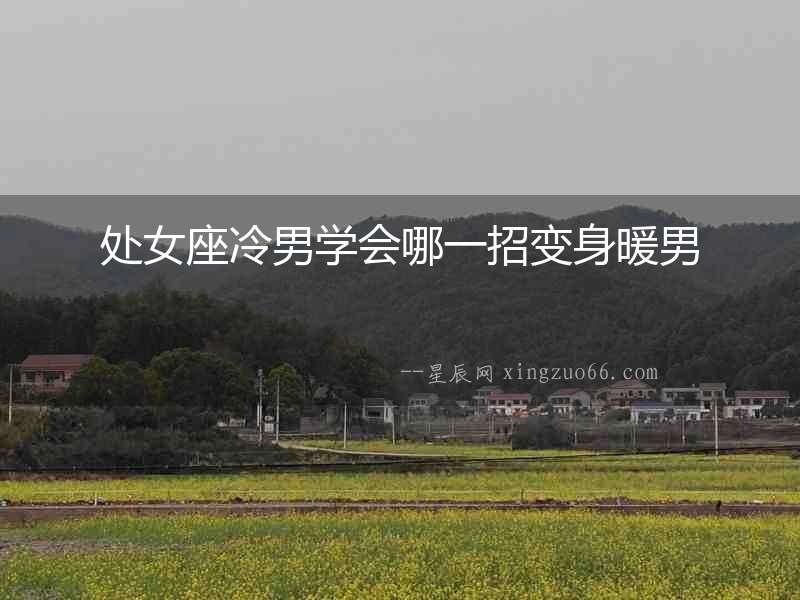 處女座冷男學(xué)會哪一招變身暖男