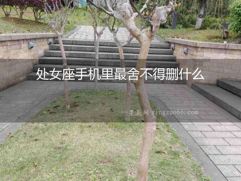 處女座手機里最舍不得刪什么