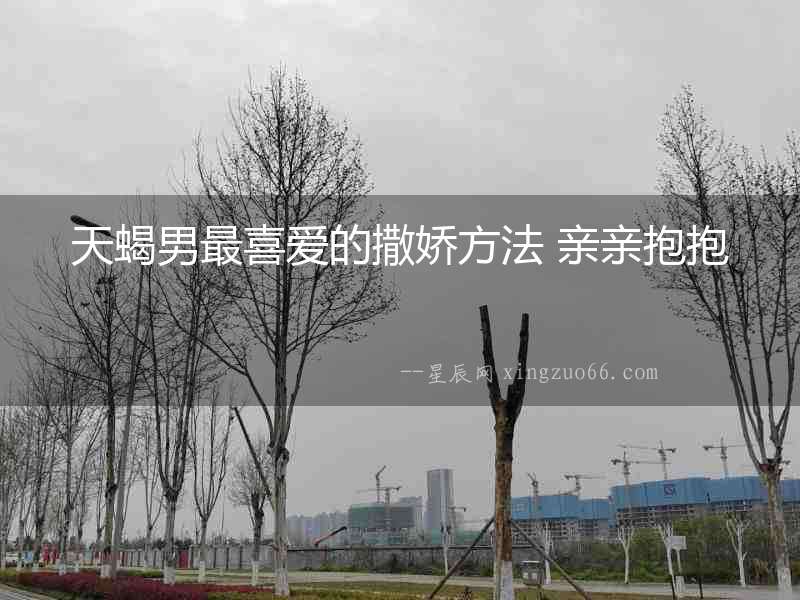 天蝎男最喜愛的撒嬌方法 親親抱抱