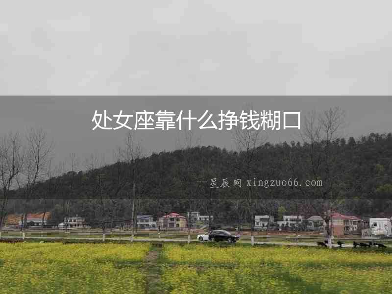 處女座靠什么掙錢糊口