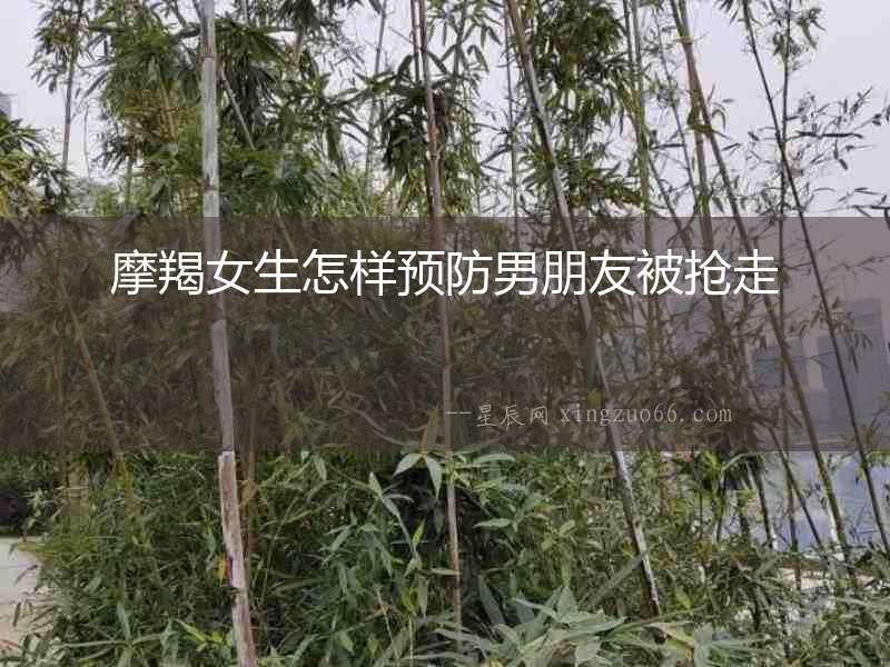 摩羯女生怎樣預防男朋友被搶走